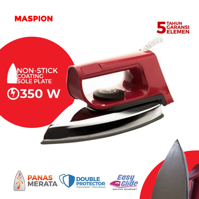 Maspion Setrika Listrik Dry Iron - HA140 | HA-140